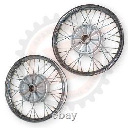 16 Complete Wheel Rim Set Compatible With Jawa 250 350 Cw 36 Spoke Wheel Pair