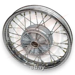 16 Complete Wheel Rim Set Compatible With Jawa 250 350 Cw 36 Spoke Wheel Pair