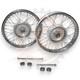 16 Complete Wheel Rim Set Compatible With Jawa 250 350 With Axle And Bearing