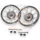 16 Complete Wheel Rim Set Compatible With Jawa 250 350 With Axle And Bearing