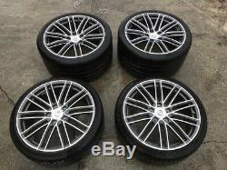 17-19 Porsche 991 Turbo S Design Oem Wheels Rims Tires Set Complete 20