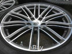 17-19 Porsche 991 Turbo S Design Oem Wheels Rims Tires Set Complete 20