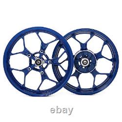 17 Complete Front Rear Blue Wheels Rims For Yamaha YZF-R25 YZF-R3 MT-25 MT-03