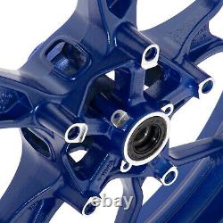 17 Complete Front Rear Blue Wheels Rims For Yamaha YZF-R25 YZF-R3 MT-25 MT-03