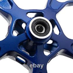 17 Complete Front Rear Blue Wheels Rims For Yamaha YZF-R25 YZF-R3 MT-25 MT-03