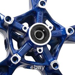 17 Complete Front Rear Blue Wheels Rims For Yamaha YZF-R25 YZF-R3 MT-25 MT-03