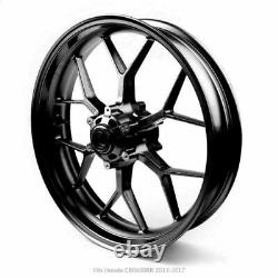 17 Complete Front Wheel Rim Black Fits Honda CBR600RR 2013-2017 Black