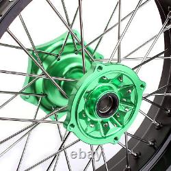 17 Complete Wheels Rim Brake Discs for Kawasaki KXF 250 450 KX250F KX450F 06-18