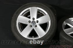 17 Inch Alloy Rims Complete Wheels Conti Summer Tyre 235 45 R17 VW Passat 3C