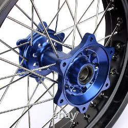 17 Supermoto Complete Wheels Rims Hubs For Yamaha YZ250F YZ450F 14-20 21 22 23