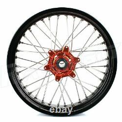 17'' Supermoto Complete Wheels for KTM SX SX-F 125-450 13-17 EXC 530 EXC-F 450