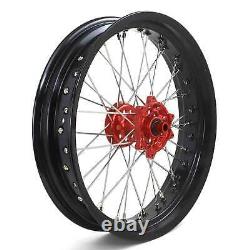 17 Supermoto Completed Wheels Rims Hubs For Honda CRF250L CRF 250 L 2013-2020