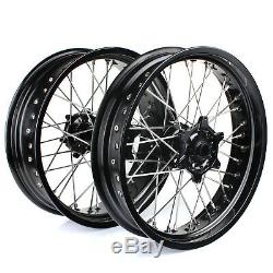 17 Supermoto Wheel complete Rims Hub for KTM 125 200 250 350 SXF SXS EXC SX-F