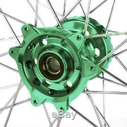 173.5 174.25 MX Wheels Complete Set Hub Rims For Kawasaki KX250F KX450F 06-18