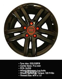 18 Audi Q7 5 Twin Spoke Wheels Complete set x4 custom paintwork OEM alloys