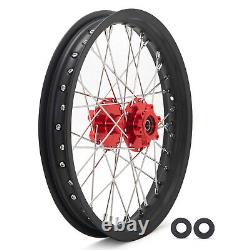 19 + 16 Complete Wheels Rims Red Hubs for Talaria Sting & XXX Electric Bike MX