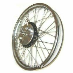 19 Half Width Front Complete Wheel Rim Assembly For Bsa Enfield