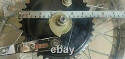 19 Half Width Hub Front& Rear Complete Wheel Rim Assembly For Royal Enfield Bsa