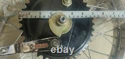 19 Half Width Hub Front& Rear Complete Wheel Rim Set Assembly Royal Enfield Bsa