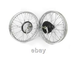 19 Half Width Hub Front& Rear Complete Wheel Rim Set Assey For Royal Enfield