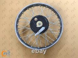 19 Half Width Hub Front& Rear Complete Wheel Rim Set Assey For Royal Enfield
