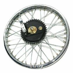 19 Half Width Hub Rear Complete Wheel Rim Assembly Royal Enfield Bsa New