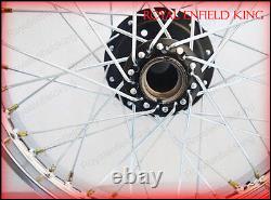 19 Wheel Rim Pair Complete With Spokes Half & Width Hub BSA Enfield