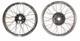 19 Wheel Rim Pair Complete With Spokes Half & Width Hub Bsa Enfield