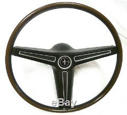 1970-73 New Ford Mustang Rim Blow Steering Wheel, New RimBlow, 1971-72-73, Complete