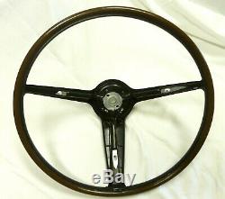 1970-73 New Ford Mustang Rim Blow Steering Wheel, New RimBlow, 1971-72-73, Complete