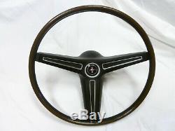 1970-73 New Ford Mustang Rim Blow Steering Wheel, New RimBlow, 1971-72-73, Complete