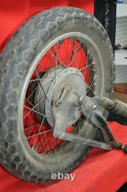 1975 1976 Honda CB500T Rear Wheel Rim Swing Arm Shocks Tire Hub Brakes Complete