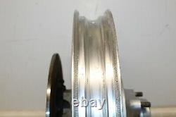 1977 Honda CB750F Super Sport Rear Wheel Rim Hub Rotor Complete CLEAN