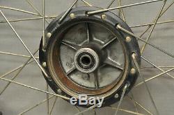 1980 1981 Yamaha IT175 IT 175 Front Rear Wheel Tire Rim Set Hub COMPLETE