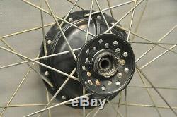 1980 1981 Yamaha IT175 IT 175 Front Rear Wheel Tire Rim Set Hub COMPLETE