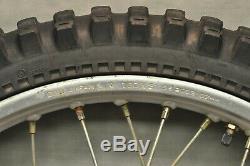 1980 1981 Yamaha IT175 IT 175 Front Rear Wheel Tire Rim Set Hub COMPLETE
