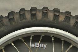 1980 1981 Yamaha IT175 IT 175 Front Rear Wheel Tire Rim Set Hub COMPLETE