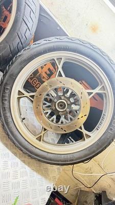 1981 Suzuki Gs 650 Gs650 Gtz 1 Front Rear Wheels Rims With Tyres Complete