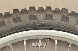 1984 1985 Honda XR250 XR250R XR 250 Complete Front Wheel Tire Rim Hub VERY NICE