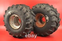 1985 1987 HONDA ATC250ES ATC 250ES Rear Wheel Tire Rim Hub Complete