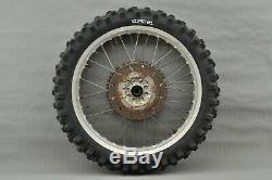 1990 1995 YAMAHA YZ250 YZ 250 Front Rear Wheel Tire Rim Hub Set Complete
