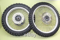 1991 90-91 CR250R CR250 Front Rear Wheel Set Hub Rim Spokes Tires Complete