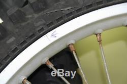 1991 90-91 CR250R CR250 Front Rear Wheel Set Hub Rim Spokes Tires Complete