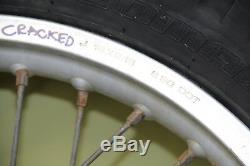 1991 90-91 CR250R CR250 Front Rear Wheel Set Hub Rim Spokes Tires Complete