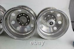 1991 FORD F350 (Complete Wheel Rim Set) Aftermarket ALCOA 16x6-1/2 withCenter Caps