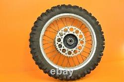 1992 92 CR125 CR 125 OEM Front Rear Wheels Complete Set Hub Rim Tire Assembly A