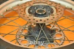 1992 92 CR125 CR 125 OEM Front Rear Wheels Complete Set Hub Rim Tire Assembly A