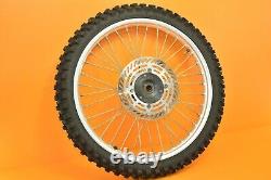 1992 92 CR125 CR 125 OEM Front Rear Wheels Complete Set Hub Rim Tire Assembly A