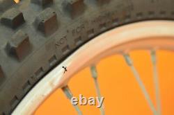 1992 92 CR125 CR 125 OEM Front Rear Wheels Complete Set Hub Rim Tire Assembly A