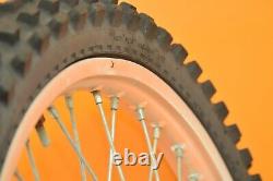 1992 92 CR125 CR 125 OEM Front Rear Wheels Complete Set Hub Rim Tire Assembly A